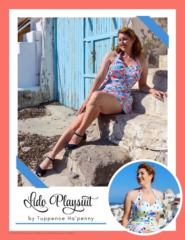 Lido Playsuit — Tuppence Ha'penny Vintage